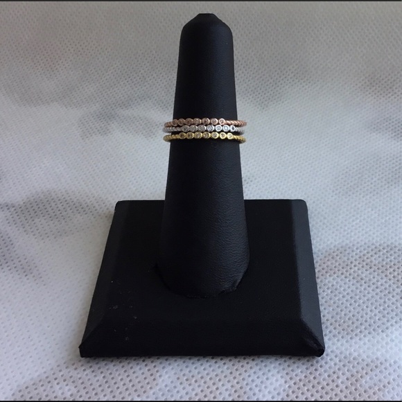 Sterling 3 Piece Ring Set - Picture 7 of 16